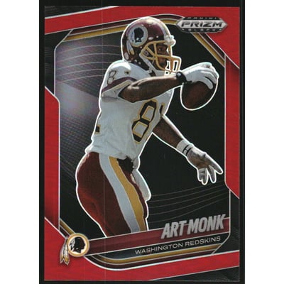 2025 Panini Prizm Black Prizms Red #147 Art Monk
