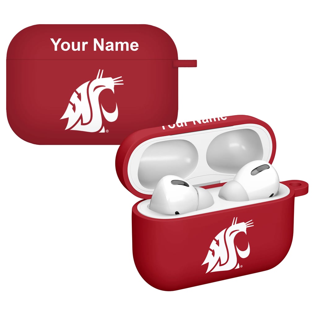 Washington State Cougars Affinity Bands Personalized AirPods Pro Case Cover