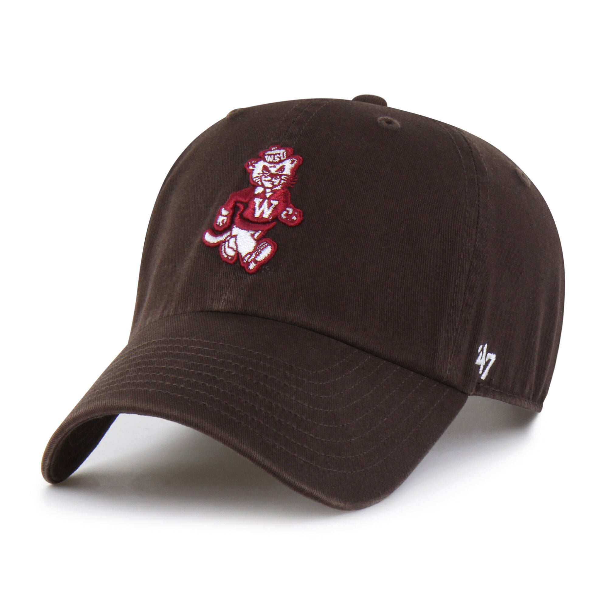 Men's '47 Brown Washington State Cougars Vault Clean Up Adjustable Hat