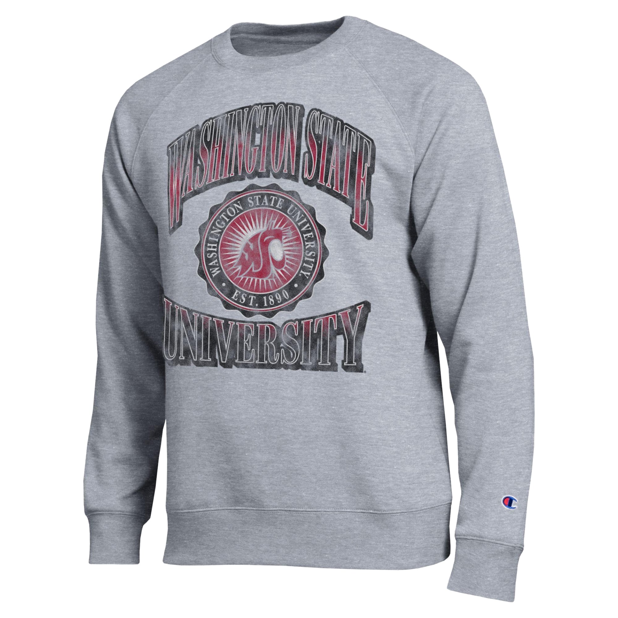 Men's Champion Heather Gray Washington State Cougars All-Star Sweatshirt