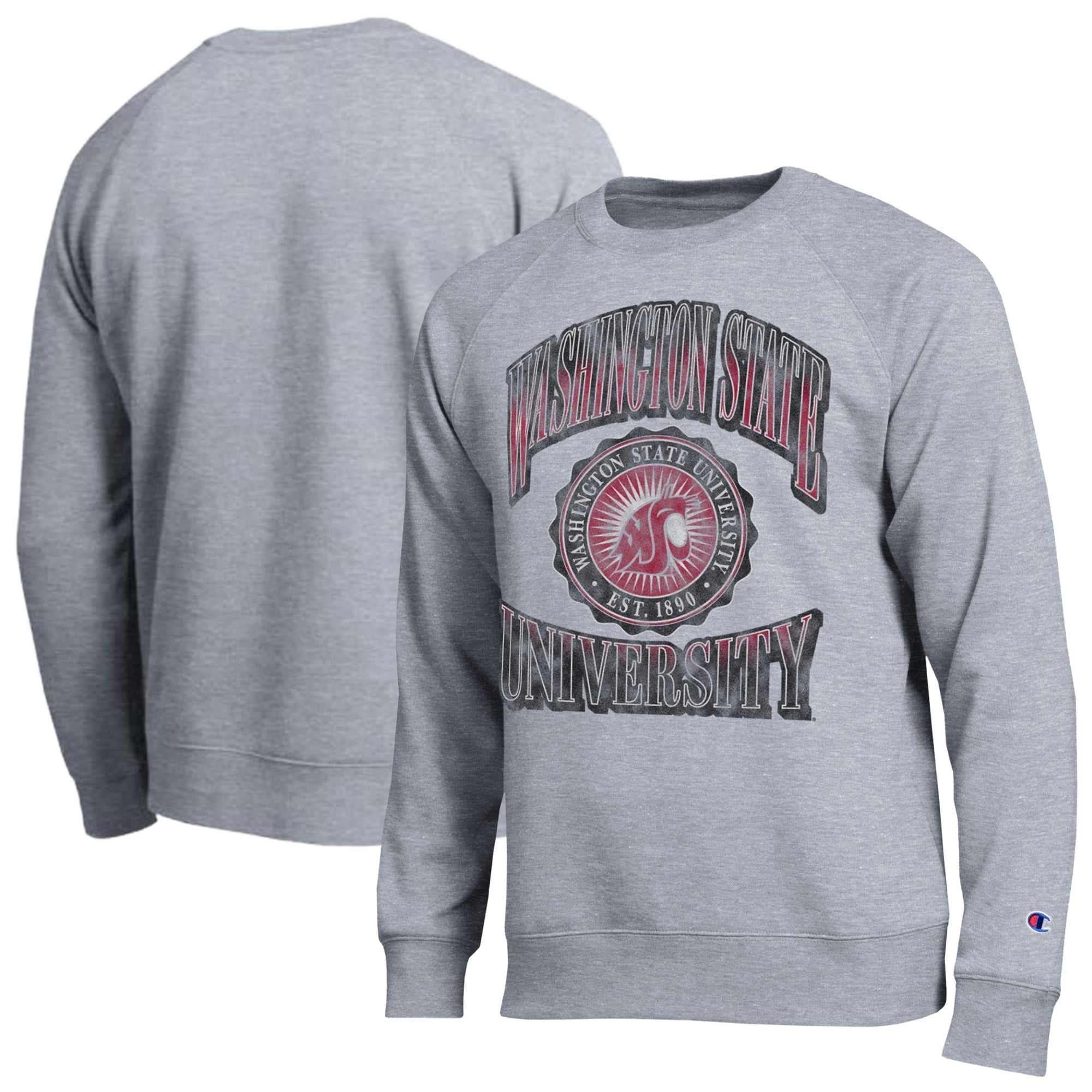 Men's Champion Heather Gray Washington State Cougars All-Star Sweatshirt