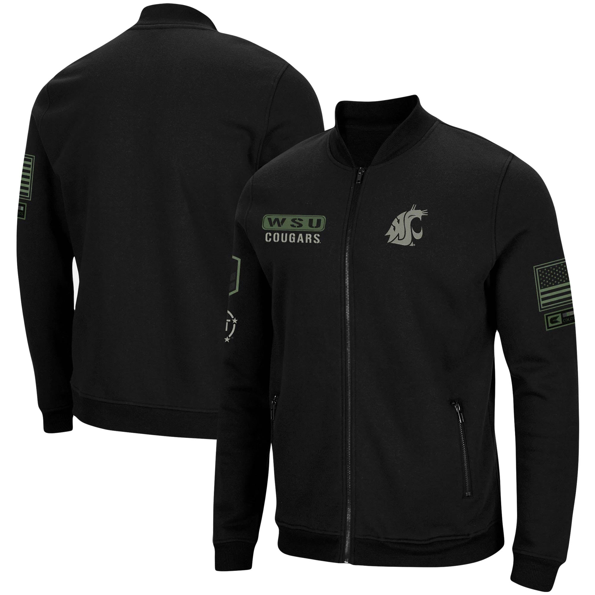 Men's Colosseum Black Washington State Cougars OHT Military