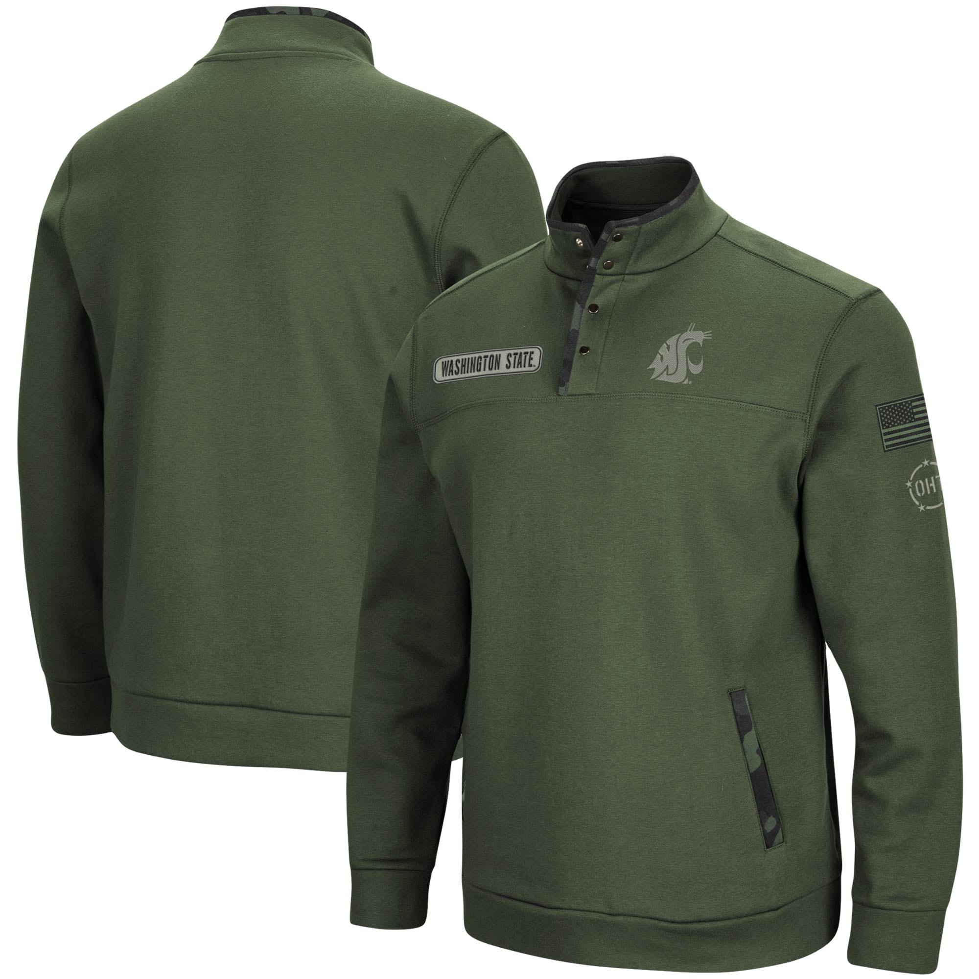Men's Colosseum Olive Washington State Cougars OHT Military