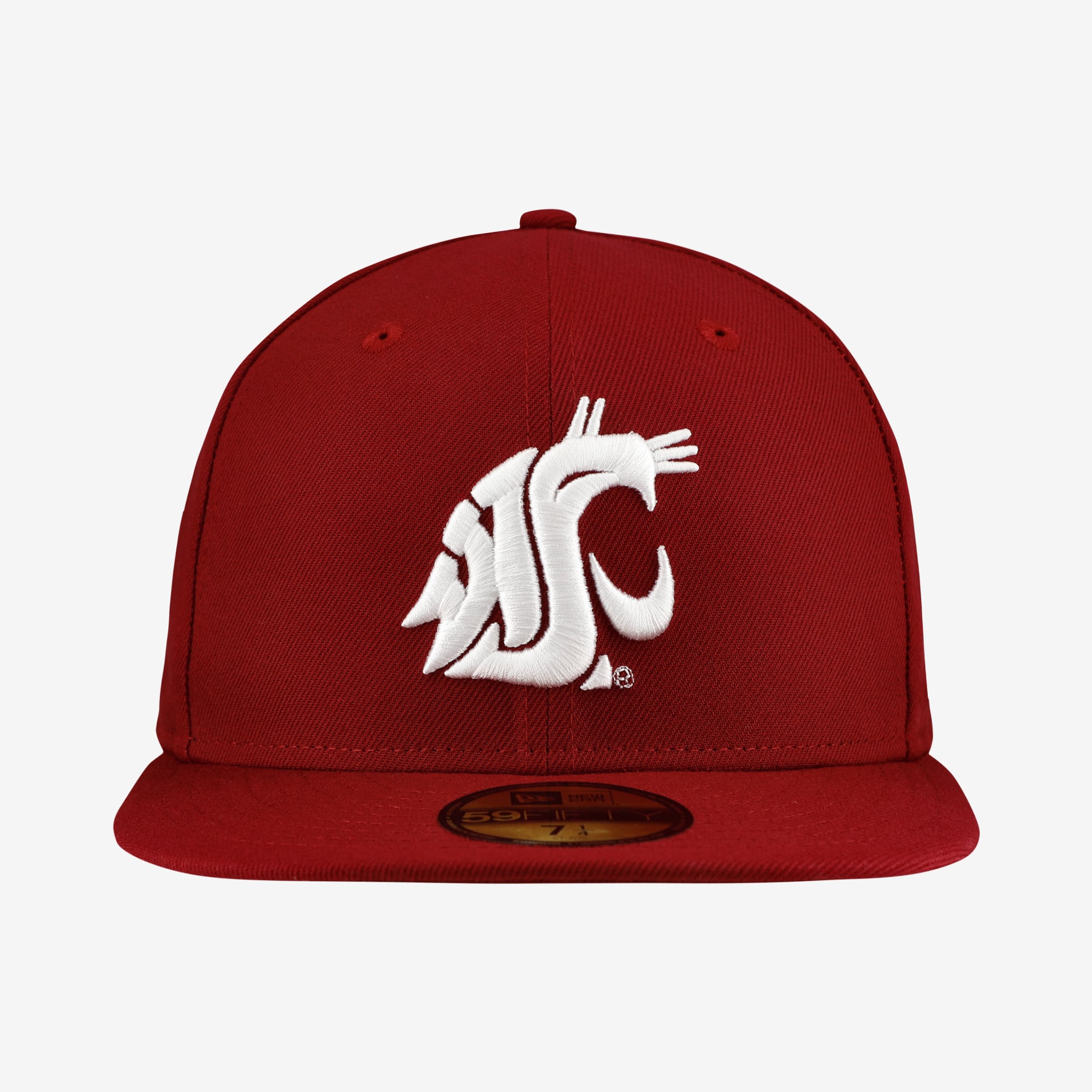 Casquette ajustée New Era Crimson Washington State Cougars Core 59FIFTY pour homme