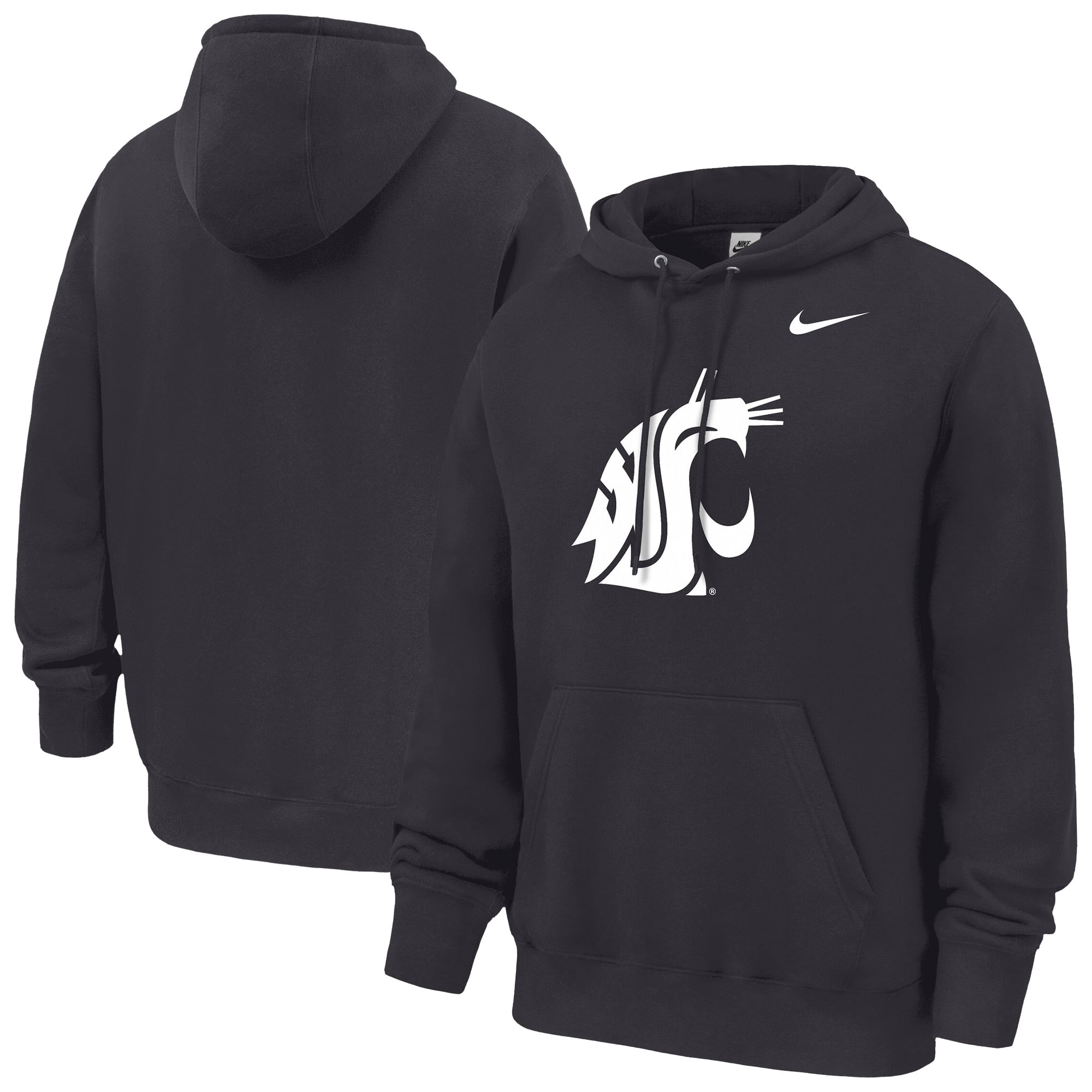 Men's Nike Crimson Washington State Cougars Club Fleece Hoodie