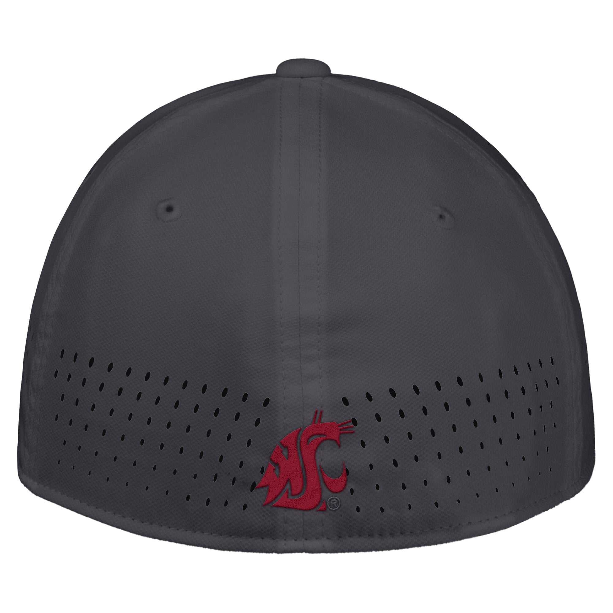Men's Nike Gray Washington State Cougars 2026 On-Field AeroBill SwooshFlex Dri-FIT Hat