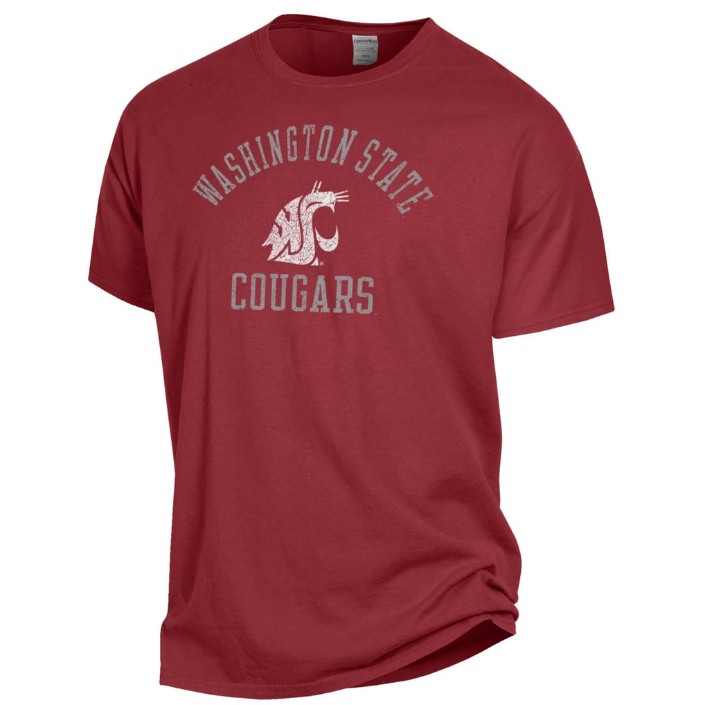Sweat-shirt Vintage Lourd Washington State Cougars - Taille M, Rouge, Broderie