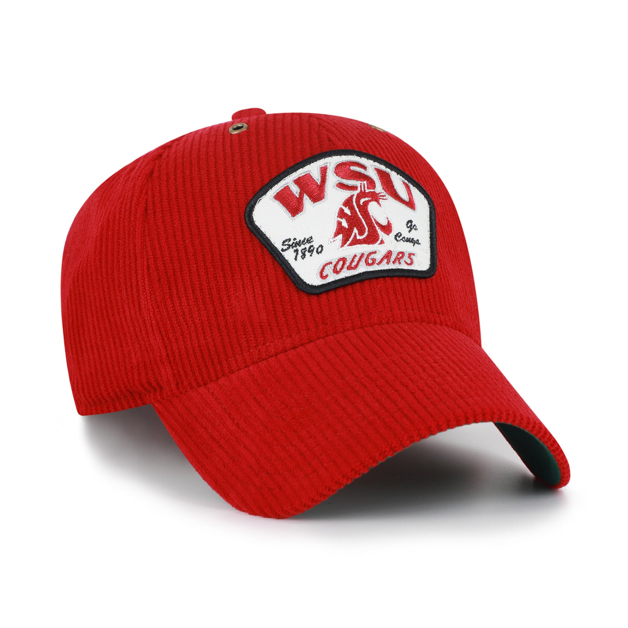 Casquette unisexe ajustable '47 Red Washington State Cougars Accordia en velours côtelé MVP