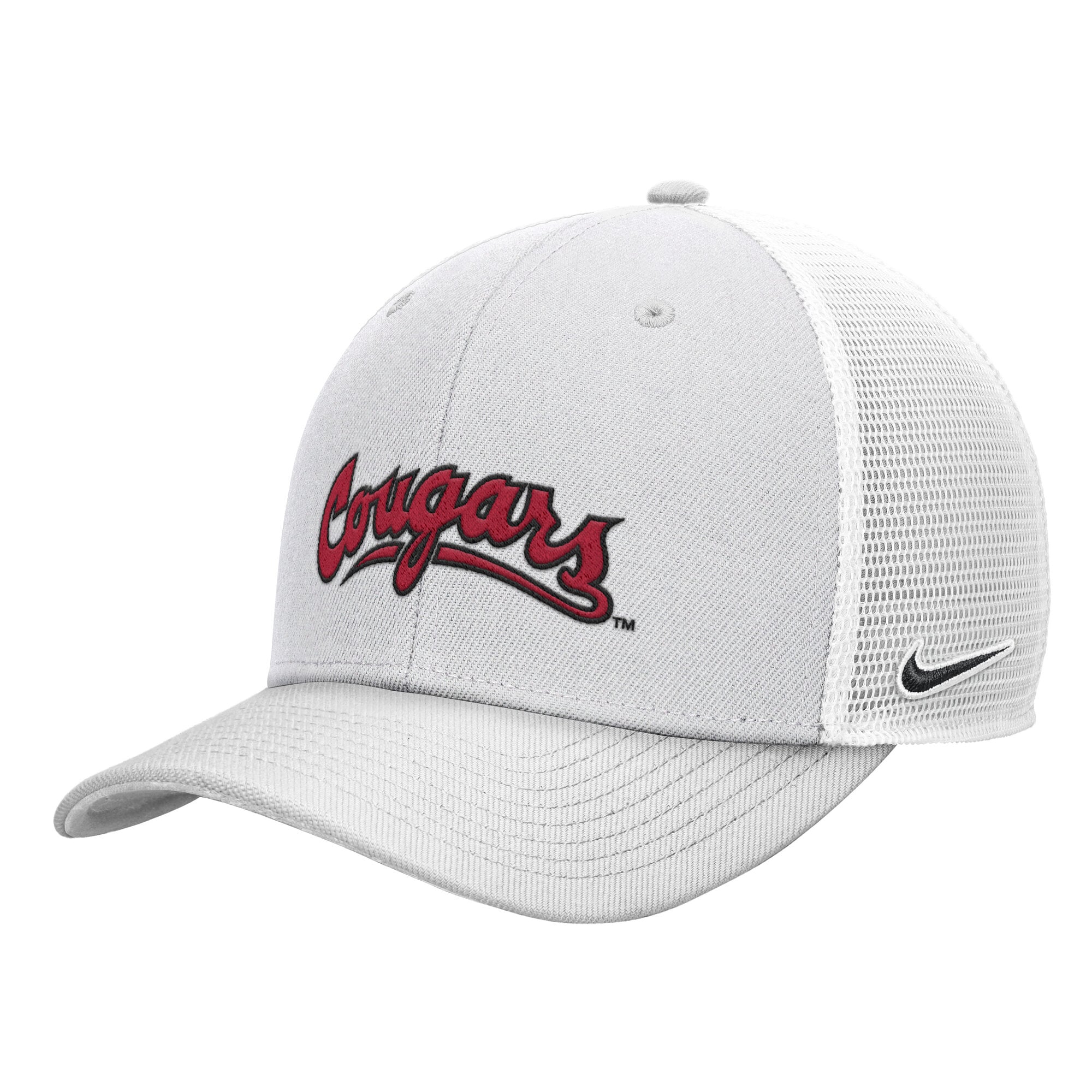 Casquette trucker unisexe Nike grise Washington State Cougars Script Rise ajustable