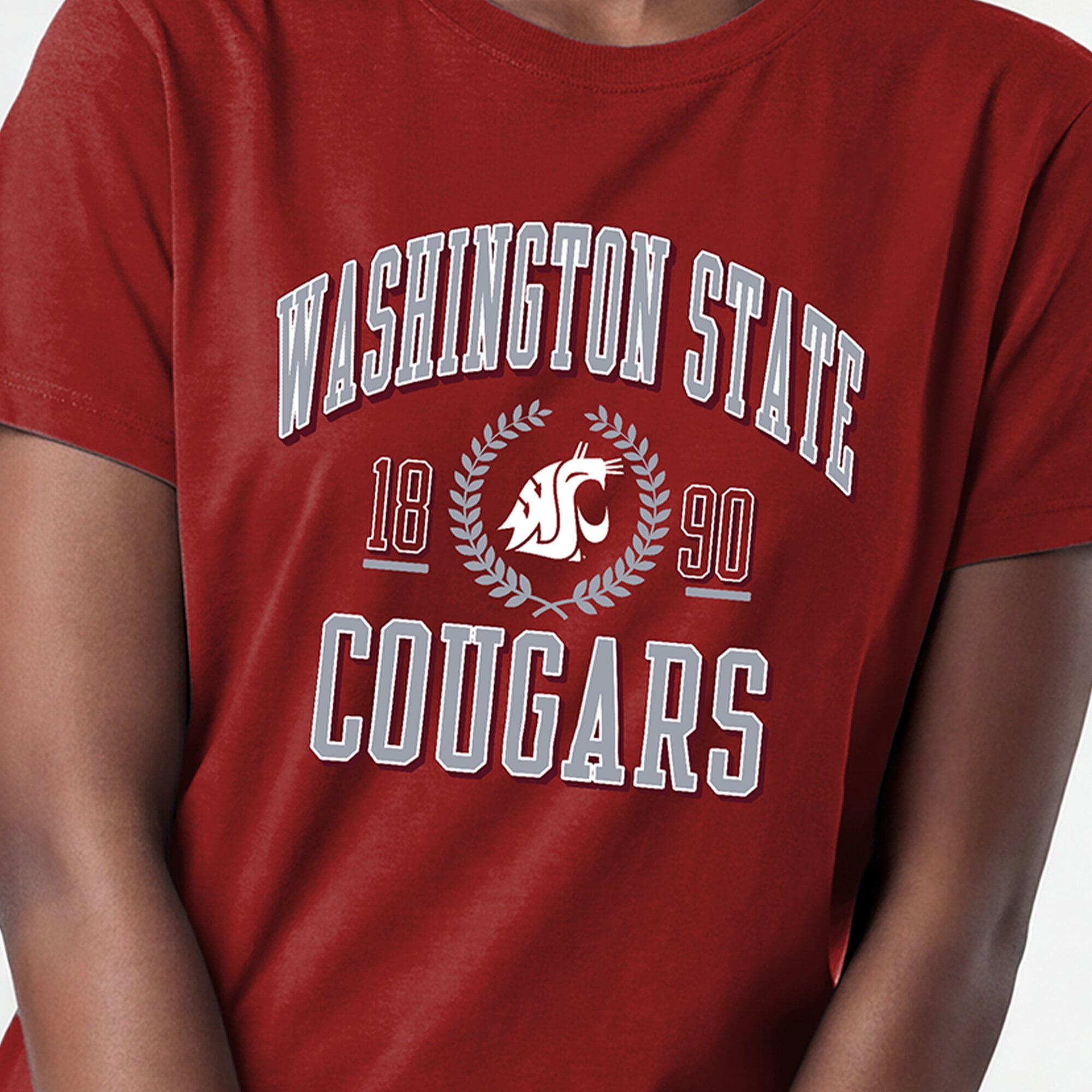 Women's Champion Crimson Washington State Cougars Lifestyle T-Shirt