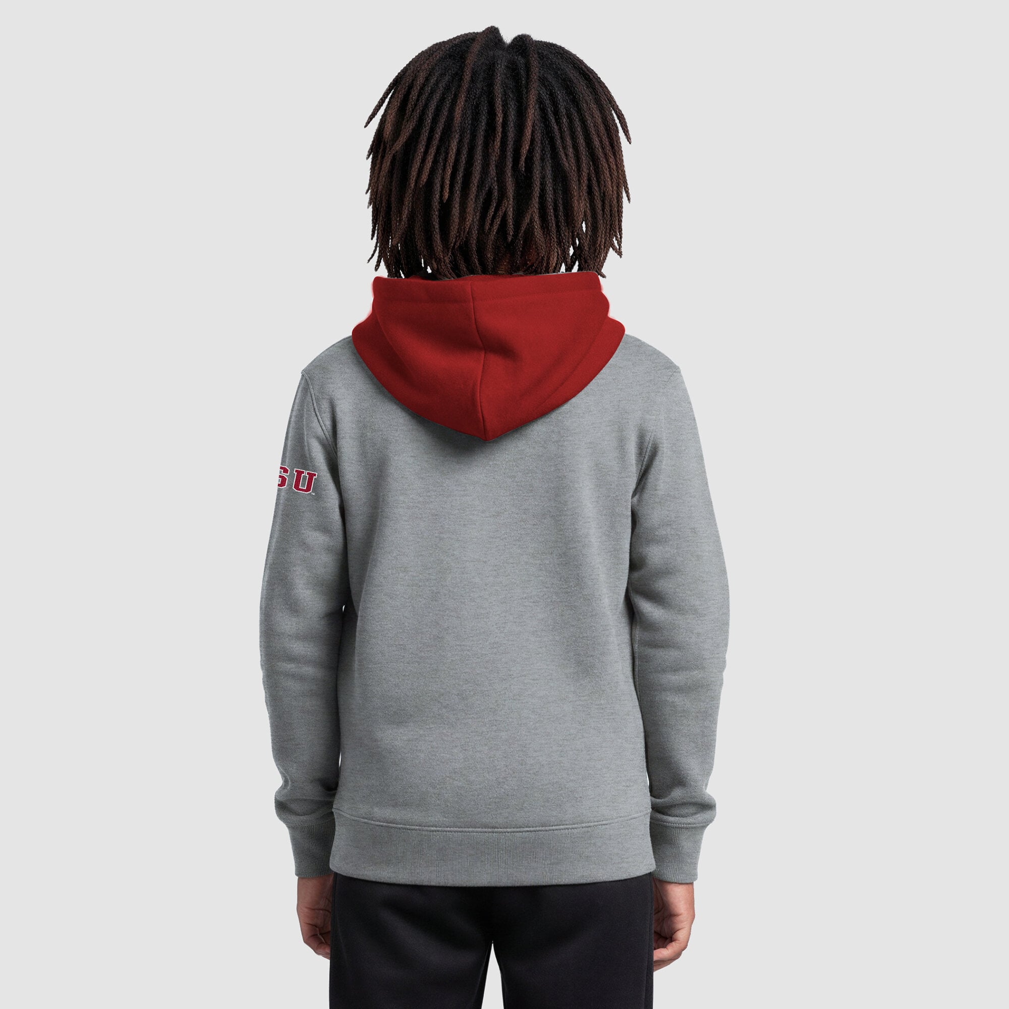 Youth Champion Heather Gray Washington State Cougars Fleece Hoodie