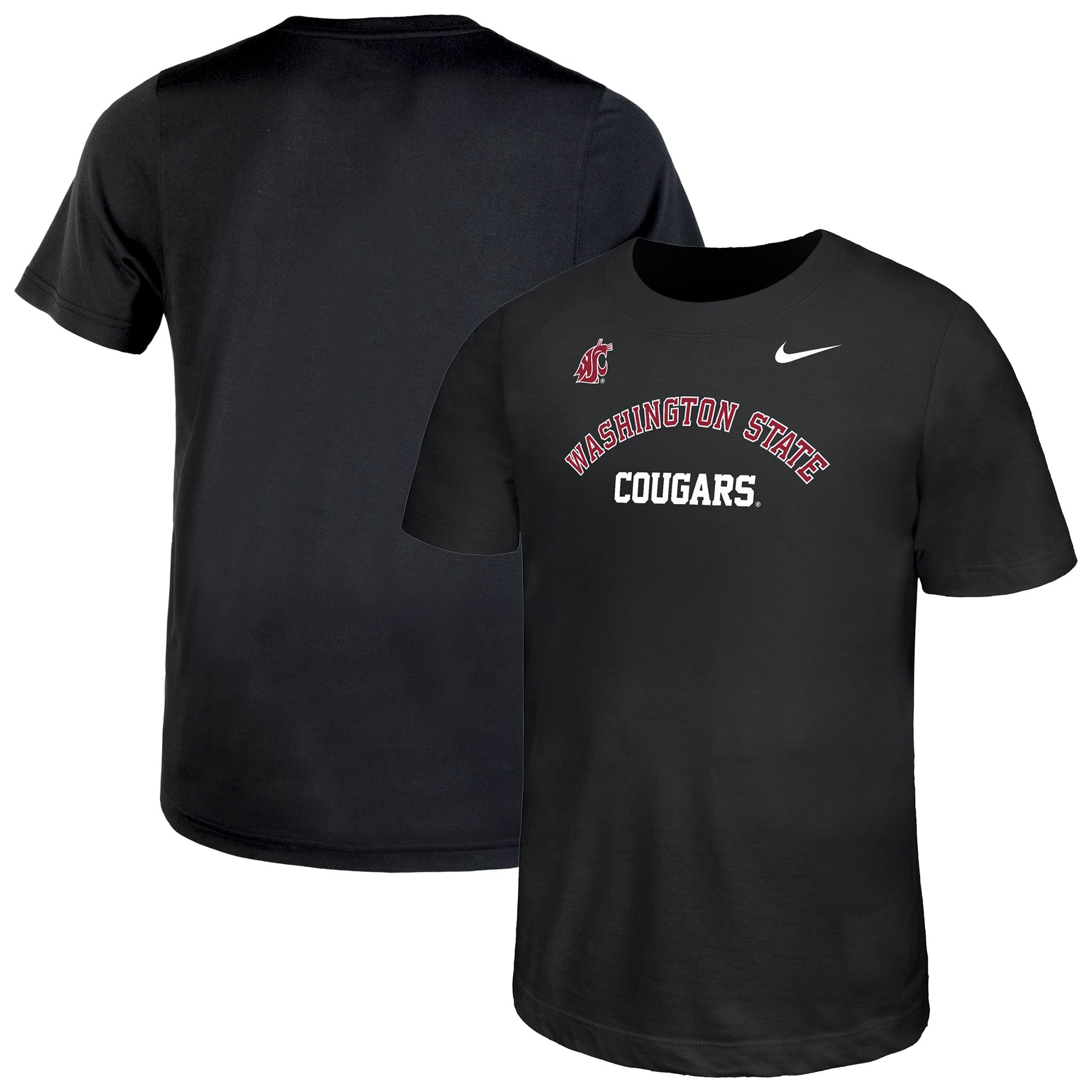 Youth Nike  Black Washington State Cougars Legend Dri-FIT T-Shirt