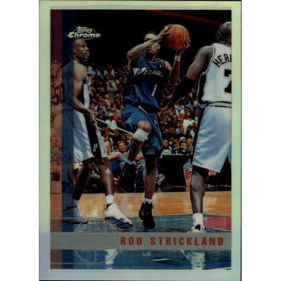 1997-98 Topps Chrome Refractors #197 Rod Strickland
