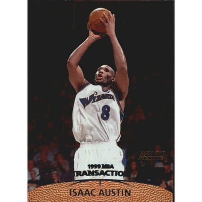1999-00 Stadium Club First Day Issue #165 Isaac Austin TRAN