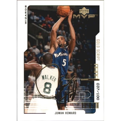2000-01 Upper Deck MVP Gold Script #187 Juwan Howard