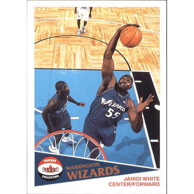 2001-02 Fleer Shoebox Footprints #80 Jahidi White