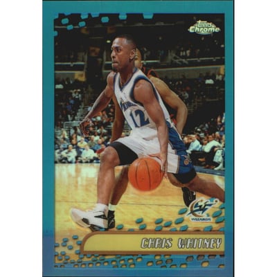 2001-02 Topps Chrome Refractors #114 Chris Whitney
