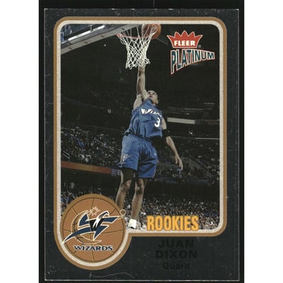 2002-03 Fleer Platinum Finish #195 Juan Dixon