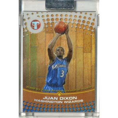 2002-03 Topps Pristine Refractors #100 Juan Dixon U
