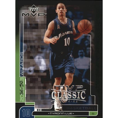 2002-03 Upper Deck MVP Classic Black #188 Tyronn Lue