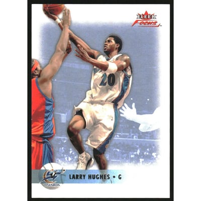 2003-04 Fleer Focus Numbers Century #49 Larry Hughes