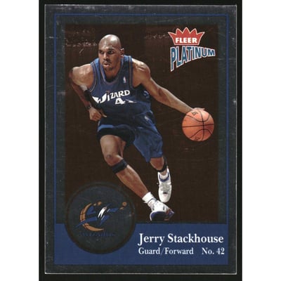 2003-04 Fleer Platinum Finish #104 Jerry Stackhouse