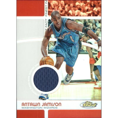 2005-06 Finest Fact Relics Refractors #AJ Antawn Jamison