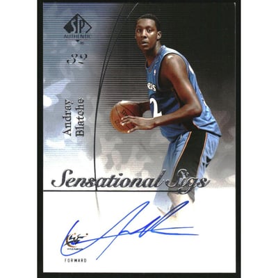 2005-06 SP Authentic Sensational Sigs #AB Andray Blatche