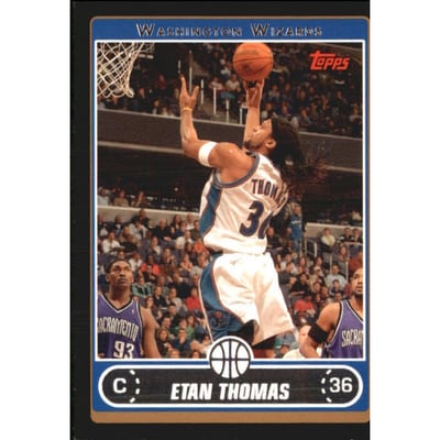 2006-07 Topps Black #199 Etan Thomas