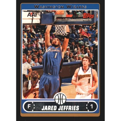 2006-07 Topps Black #206 Jared Jeffries