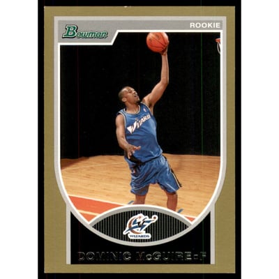 2007-08 Bowman Gold #151 Dominic McGuire