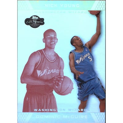 2007-08 Topps Co-Signers Silver Red Foil #72A Dominic McGuire/Nick Young