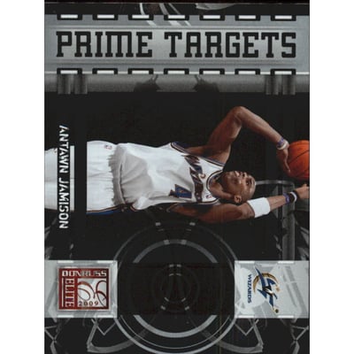 2009-10 Donruss Elite Prime Targets Black #5 Antawn Jamison