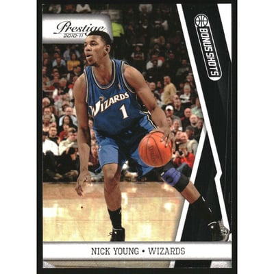 2010-11 Prestige Bonus Shots Black #120 Nick Young