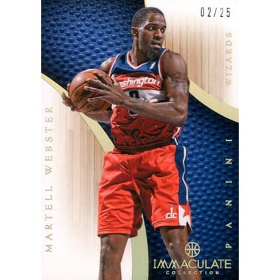 2012-13 Immaculate Collection Gold #99 Martell Webster