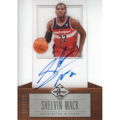 2012-13 Limited #206 Shelvin Mack AU/399 RC