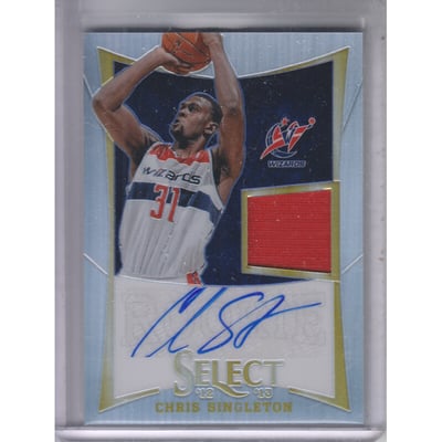 2012-13 Select Prizms #253 Chris Singleton JSY AU/199
