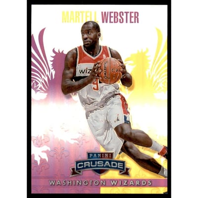 2013-14 Panini Crusade Insert Purple #189 Martell Webster