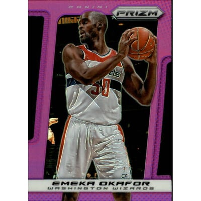 2013-14 Panini Prizm Prizms Purple Die Cut #120 Emeka Okafor