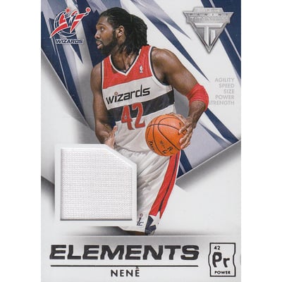 2013-14 Panini Titanium Elements Jerseys #18 Nene