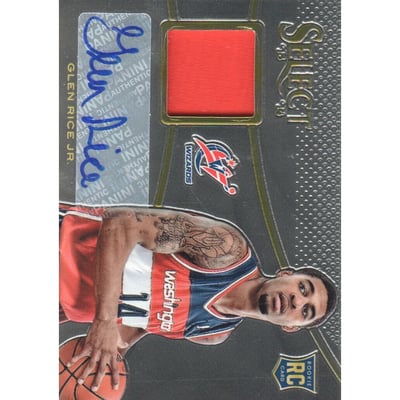 2013-14 Select Rookie Jersey Autographs #3 Glen Rice Jr.