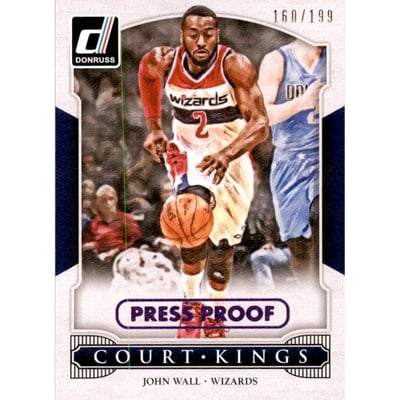 2014-15 Donruss Court Kings Press Proofs Purple #44 John Wall
