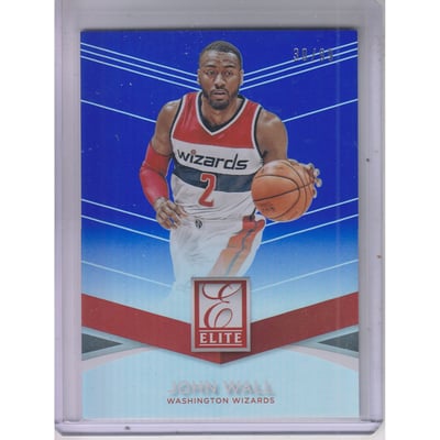 2014-15 Elite Blue #7 John Wall