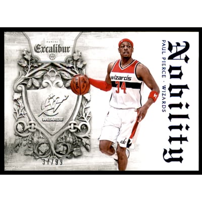 2014-15 Panini Excalibur Nobility Blue #9 Paul Pierce