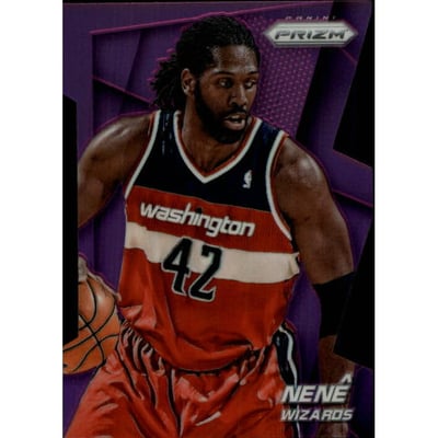 2014-15 Panini Prizm Prizms Purple Die Cut #10 Nene