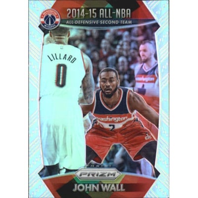 2015-16 Panini Prizm Prizms Silver #398 John Wall ANBA