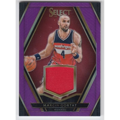 2015-16 Select Swatches Prizms Purple #9 Marcin Gortat/75
