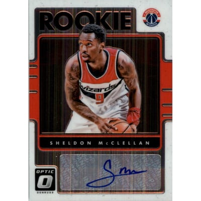 2016-17 Donruss Optic Rookie Signatures #44 Sheldon McClellan