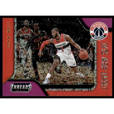 2016-17 Panini Threads Front-Row Seat Century Proof Dazzle Purple #17 John Wall