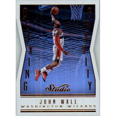 2016-17 Studio Defying Gravity Die Cut #9 John Wall